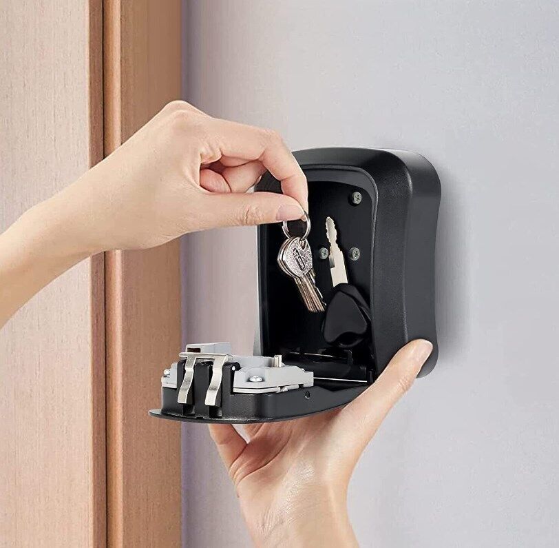 Wall Mounted Key Safe, 4 Combination Outdoor Security