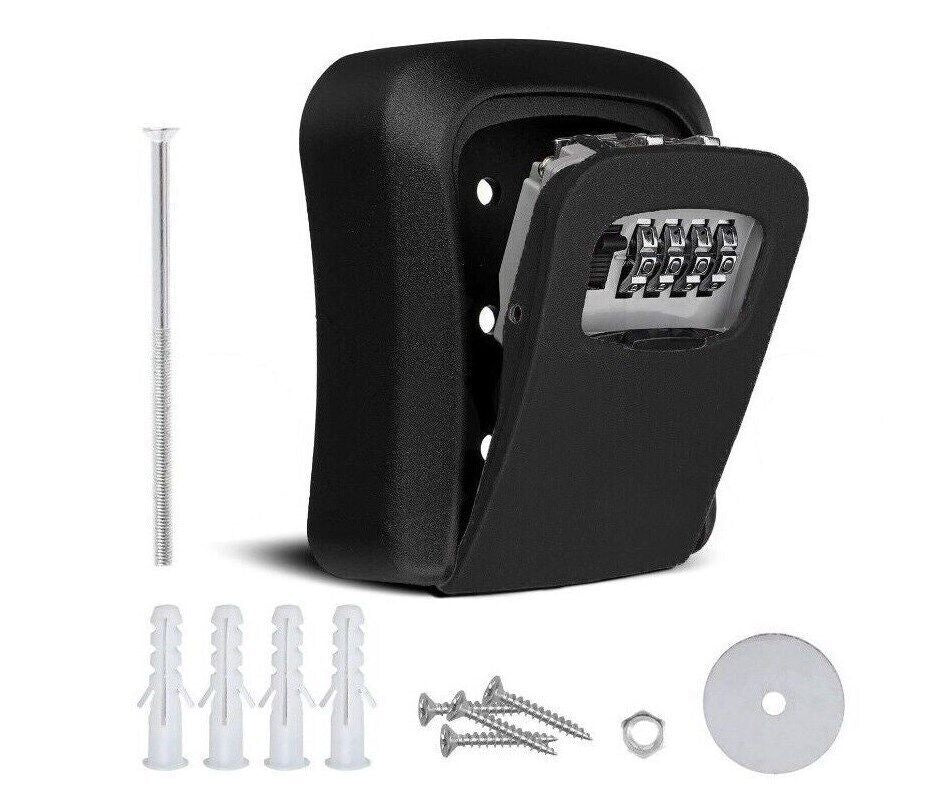 Wall Mounted Key Safe, 4 Combination Outdoor Security